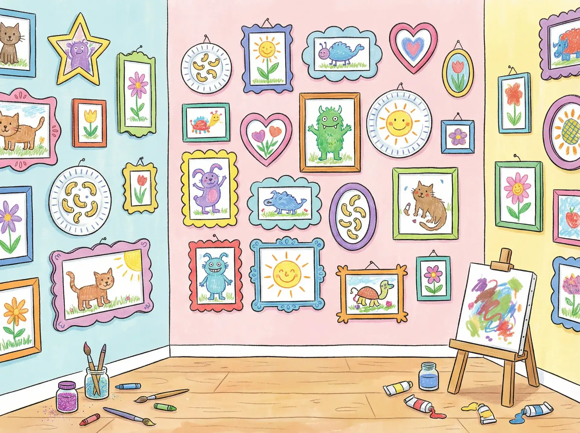 小朋友的彩色画作 - 无码动漫 创意展示